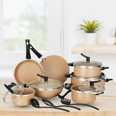 WESTPOINT Non-Stick Moon Forged Cookware Set – 18 Pcs