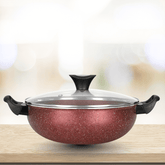 WESTPOINT Non-Stick Wok – Multi Color (Maroon Edition)