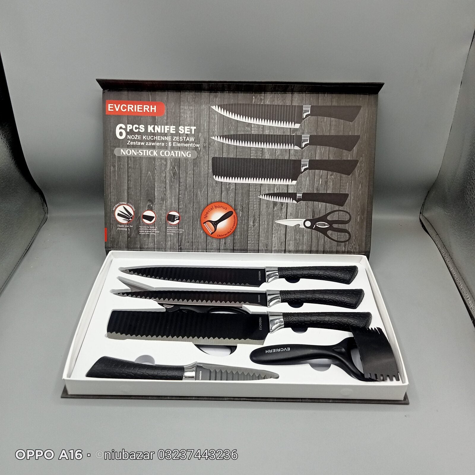 Non Stick Kitchen Knife Set