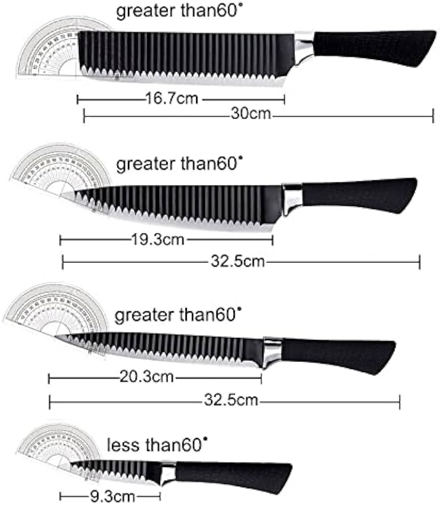 Non Stick Kitchen Knife Set