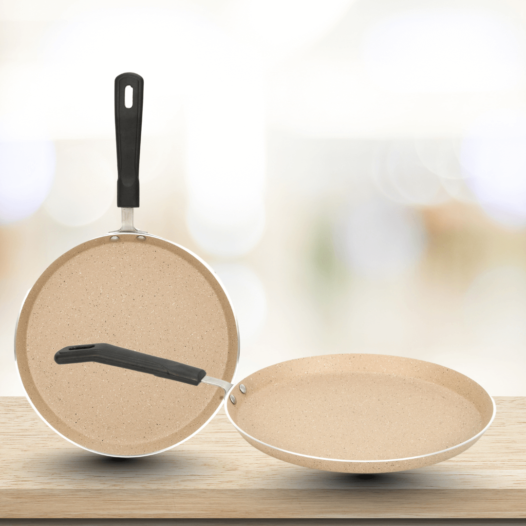 WESTPOINT Non-Stick Hot Plate – Multi Color Golden Pizza Plate & Chapati Pan